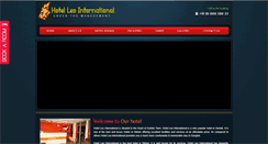 Desktop Screenshot of hotelleointernational.com