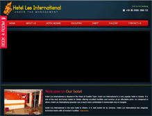 Tablet Screenshot of hotelleointernational.com